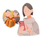 サービスをプレゼントする/された